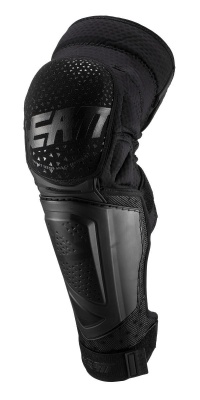 Наколенники Leatt 3DF Hybrid EXT Knee & Shin Guard Black фото в интернет-магазине FrontFlip.Ru