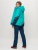 Горнолыжный костюм женский зеленого цвета 051911Z фото в интернет-магазине FrontFlip.Ru