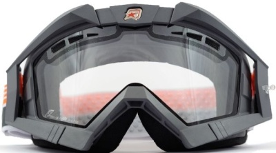 Очки ARIETE RC FLOW GRAY,CLEAR DOUBLE VENTILATED LENS фото в интернет-магазине FrontFlip.Ru