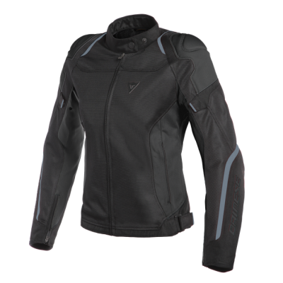 DAINESE AIR MASTER LADY TEX JACKET - BLACK/BLACK/ANTHRACITE куртка тек жен фото в интернет-магазине FrontFlip.Ru