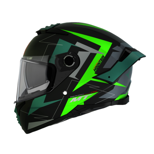 Шлем MT THUNDER 4 SV MOUNTAIN B6 Matt Fluo Green фото в интернет-магазине FrontFlip.Ru