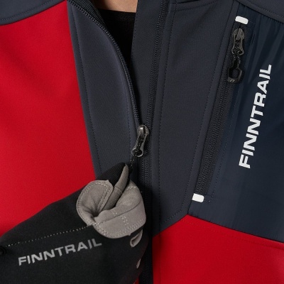 Термокуртка FINNTRAIL SOFTSHELL NITRO RED фото в интернет-магазине FrontFlip.Ru
