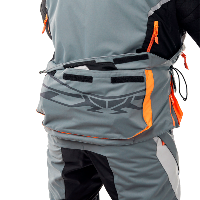 Dragonfly Куртка Эндуро Freeride DF Grey-Orange фото в интернет-магазине FrontFlip.Ru