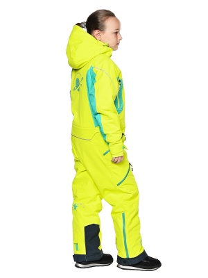 SNOW HEADQUARTER Снегоходный комбинезон для девочки T-9083 Лимонный фото в интернет-магазине FrontFlip.Ru