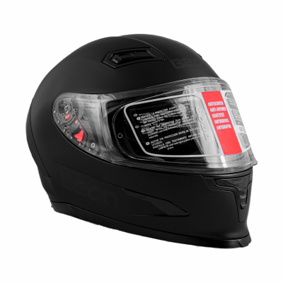 Шлем Beon B-503 MAT BLACK фото в интернет-магазине FrontFlip.Ru