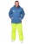 SNOW HEADQUARTER Горнолыжный костюм мужской A-8652 Лимонно-синий фото в интернет-магазине FrontFlip.Ru