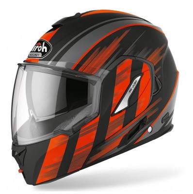 AIROH шлем модуляр REV 19 IKON ORANGE MATT фото в интернет-магазине FrontFlip.Ru