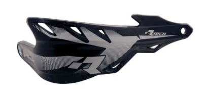 RTech Защита рук Raptor черная с крепежем (moto parts) фото в интернет-магазине FrontFlip.Ru