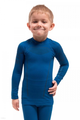 BRUBECK Сорочка на мальчика Thermo голубой фото в интернет-магазине FrontFlip.Ru