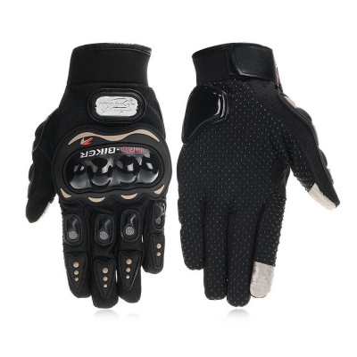 Перчатки Pro-Biker MCS-01TS (TOUCH SCREEN) Black фото в интернет-магазине FrontFlip.Ru