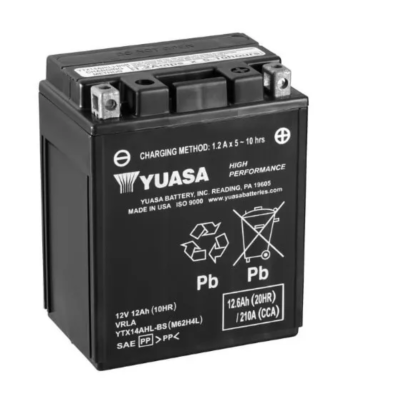 YUASA   Аккумулятор  YTX14AHL-BS(14L-A2,14L-B2) фото в интернет-магазине FrontFlip.Ru