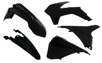 RTech Комплект пластика KTM EXC-EXCF125-500 12-13 черный (moto parts) фото в интернет-магазине FrontFlip.Ru