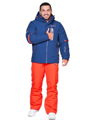 SNOW HEADQUARTER Снегоходный костюм мужской A-8980 Темно-синий фото в интернет-магазине FrontFlip.Ru