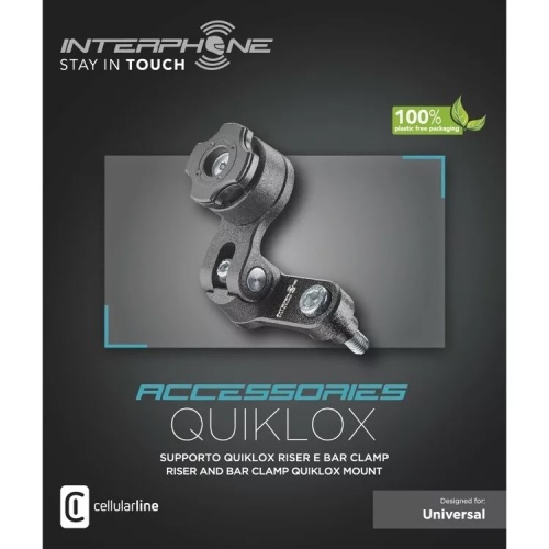 SMQUIKLOXBARCLAMP, Крепление Quiklox на райзер и на зажим руля фото в интернет-магазине FrontFlip.Ru