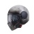 [CABERG] Мотошлем JET GHOST IRON, цвет Серый Матовый/Черный Матовый фото в интернет-магазине FrontFlip.Ru