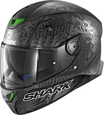 SHARK Шлем SKWAL 2 SWITCH RIDER 2 w.led KAS фото в интернет-магазине FrontFlip.Ru