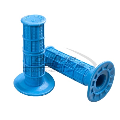 [EMGO] Ручки руля (комплект) ENDURO STYLE 22-25мм, цвет Синий фото в интернет-магазине FrontFlip.Ru