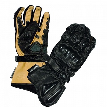 Мотоперчатки Modeka Racing Pro Black/Yellow