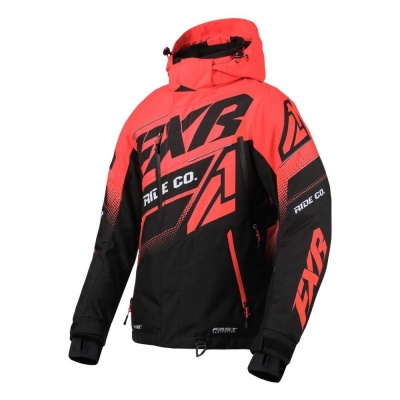 Куртка FXR Boost FX с утепленной вставкой Black/Coral фото в интернет-магазине FrontFlip.Ru