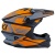 Шлем кроссовый ATAKI JK801A Legacy, оранжевый/серый матовый фото в интернет-магазине FrontFlip.Ru
