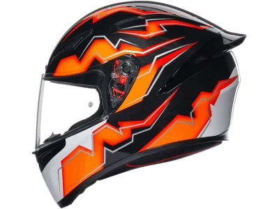 AGV Шлем K-1 E2206 KRIPTON BLACK/ORANGE фото в интернет-магазине FrontFlip.Ru