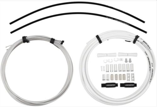 Набор рубашек и тросиков переключения Jagwire Elite Sealed Shift Kit 2X White (SCK001) фото в интернет-магазине FrontFlip.Ru