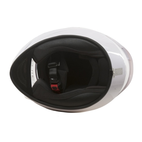 Мотошлем MT STINGER SINGLE MONO GLOSS PEARL WHITE фото в интернет-магазине FrontFlip.Ru
