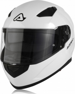 Шлем Acerbis FULLFACE X-STREET White фото в интернет-магазине FrontFlip.Ru