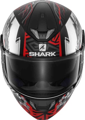 Шлем Shark SKWAL 2.2 NOXXYS MAT Black/Red фото в интернет-магазине FrontFlip.Ru
