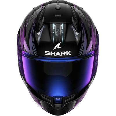 Шлем Shark D-SKWAL 3 BLAST-R Black/Green/Glitter фото в интернет-магазине FrontFlip.Ru