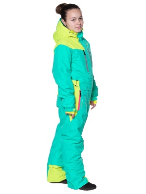 SNOW HEADQUARTER Горнолыжный комбинезон для девочки T-8961 Зеленый фото в интернет-магазине FrontFlip.Ru
