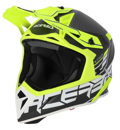 Шлем Acerbis STEEL CARBON 22-06 Black/Fluo фото в интернет-магазине FrontFlip.Ru