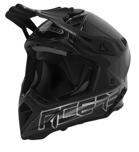 Шлем Acerbis STEEL CARBON 22-06 Black/Grey фото в интернет-магазине FrontFlip.Ru