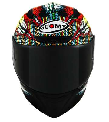 [SUOMY] Мотошлем TRACK-1 CHIEFTAIN, цвет Черный Матовый фото в интернет-магазине FrontFlip.Ru