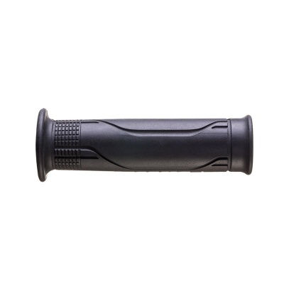[ARIETE] Ручки руля (комплект) HONDA style #1 22-25мм/115мм, открытые, цвет Черный фото в интернет-магазине FrontFlip.Ru