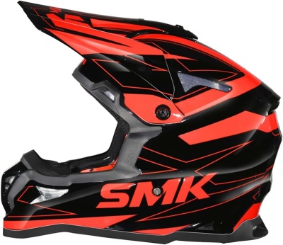 Шлем SMK ALLTERRA SLOPE, цвет чёрный/красный фото в интернет-магазине FrontFlip.Ru