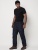Полукомбинезон брюки горнолыжные мужские темно-синего цвета 66414TS фото в интернет-магазине FrontFlip.Ru