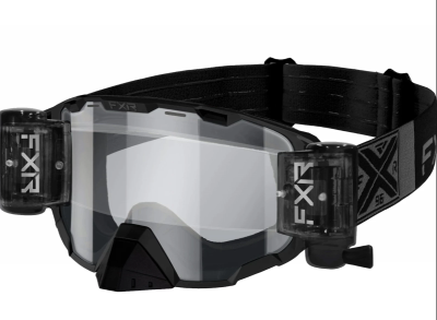 FXR MX Маска Maverick Roll-Off MX Goggle 20 Black Ops фото в интернет-магазине FrontFlip.Ru