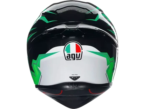 AGV Шлем K-1 E2206 KRIPTON BLACK/GREEN фото в интернет-магазине FrontFlip.Ru