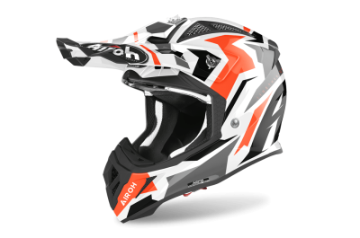 Мотошлем AIROH AVIATOR ACE SWOOP ORANGE GLOSS Кросс-Эндуро Композит фото в интернет-магазине FrontFlip.Ru