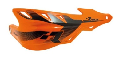 RTech Защита рук Raptor оранжевая с крепежем (moto parts) фото в интернет-магазине FrontFlip.Ru