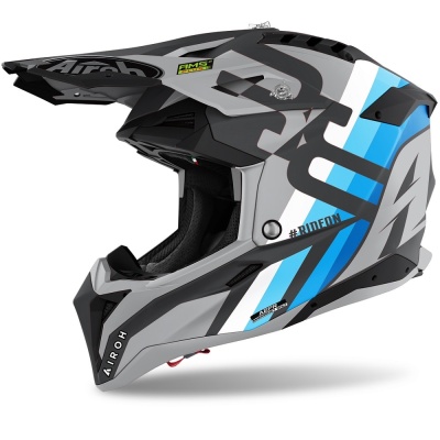 AIROH шлем кросс AVIATOR 3 RAINBOW ANTHRACITE фото в интернет-магазине FrontFlip.Ru
