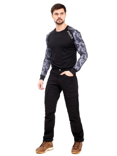 Мотоштаны STARKS CHAMELEON STRONG Черный фото в интернет-магазине FrontFlip.Ru