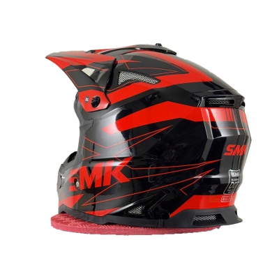 Шлем SMK ALLTERRA SLOPE, цвет чёрный/красный фото в интернет-магазине FrontFlip.Ru