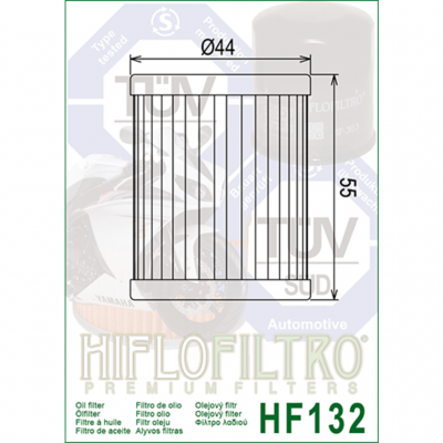 HIFLOFILTRO Масляные фильтры (HF132) фото в интернет-магазине FrontFlip.Ru
