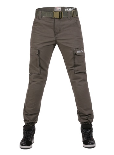 Мотоштаны женские INFLAME LADY CARGO WATERPROOF, цвет олива (хаки) фото в интернет-магазине FrontFlip.Ru