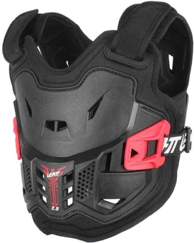 Защита панцирь детский Leatt Chest Protector 2.5 Kids Black/Red фото в интернет-магазине FrontFlip.Ru
