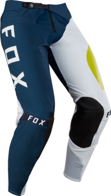 Мотоштаны Fox Flexair Hifeye Pant Navy/White фото в интернет-магазине FrontFlip.Ru