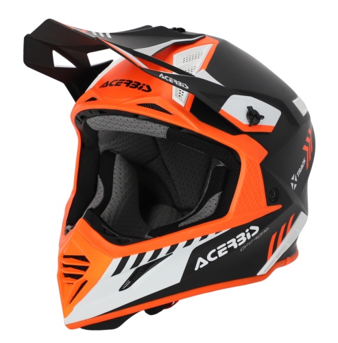 Шлем Acerbis X-TRACK MIPS 22-06 Black/Orange Fluo фото в интернет-магазине FrontFlip.Ru