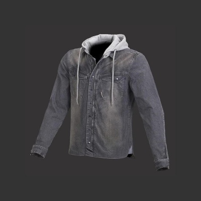 MACNA WESTCOAST Куртка джинсовая серая фото в интернет-магазине FrontFlip.Ru